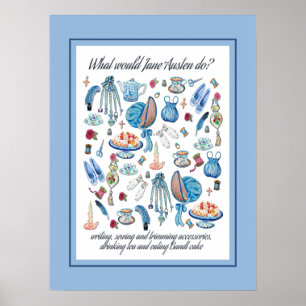 Poster Jane Austen art