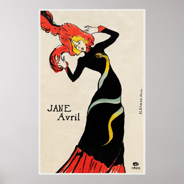 Poster Jane Avril (Frente)