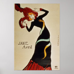 Póster Jane Avril 1899