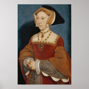 Poster Jane Seymour Portrait - Rainha da Inglaterra