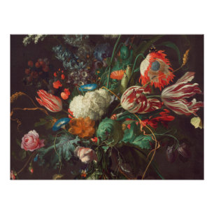 Póster Janeiro Davidsz De Heem - vaso das flores