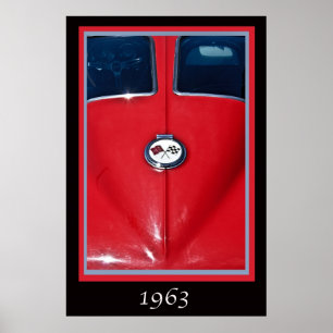 Póster Janela 1963 da separação do raio de Corveta Stin