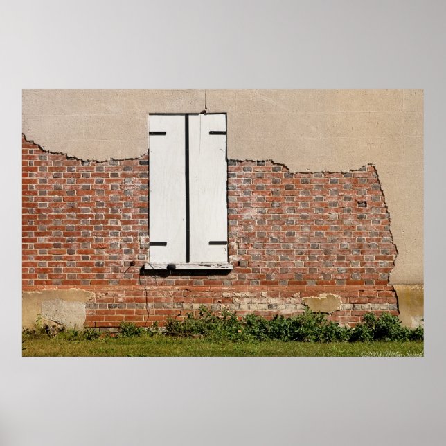 Póster Janela - Burlington, NJ - Deteriorada (Frente)