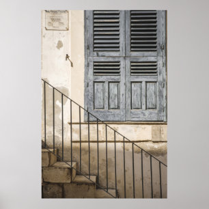 Poster JANELA cinza WOODEN