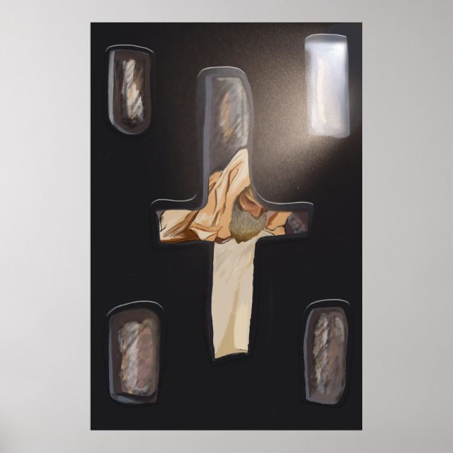 Poster Janela Cruciforme Silenciosa, Bet Emmanuel Impress (Frente)