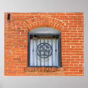 Póster Janela da estrela de Texas