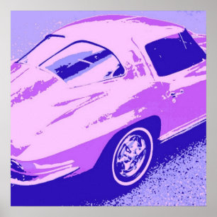 Poster Janela de Divisão do Corvette