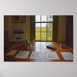 Poster Janela de Herman Melville, Massachusetts