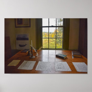 Poster Janela de Herman Melville, Massachusetts