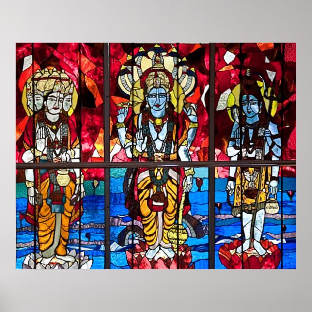 Póster Janela de vidro do Trinity Stainity (Frente)