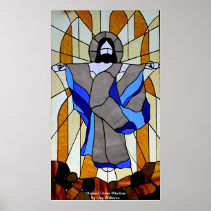 Póster Janela de vitral
