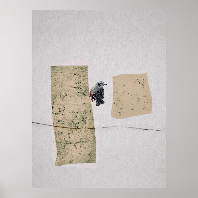 Poster Janela do pássaro da porta (Frente)