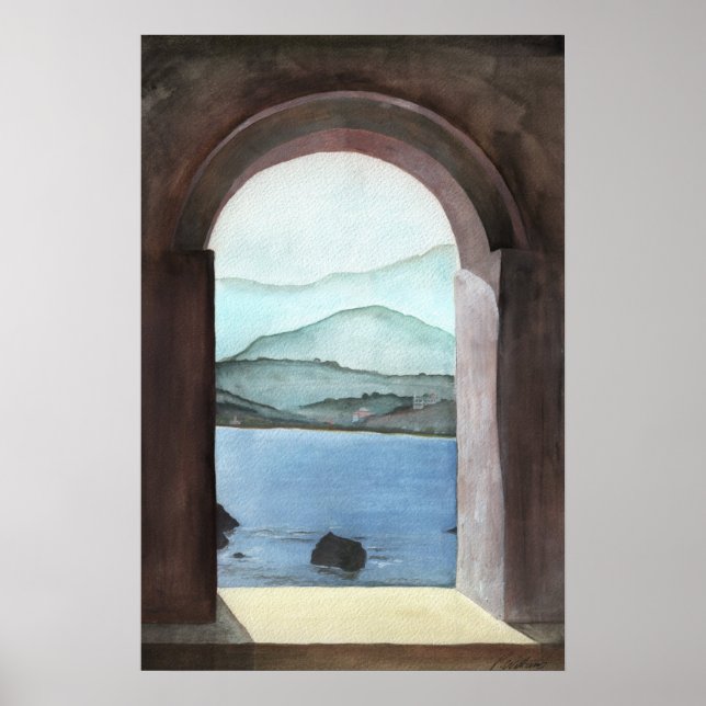 Póster Janela Em Creta (Frente)