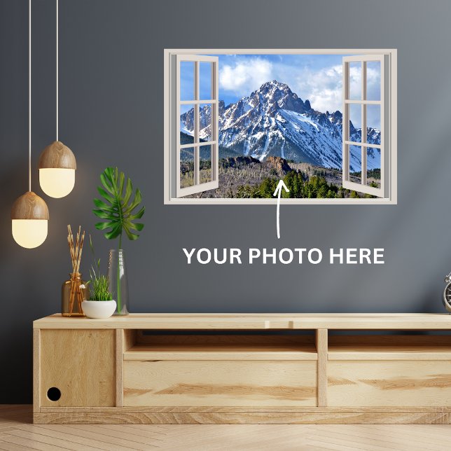 Poster Janela Falsa Personalizada (Criador carregado)