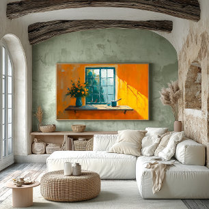 Poster Janela Fauvist com Vida Estática Sunlit - Personal