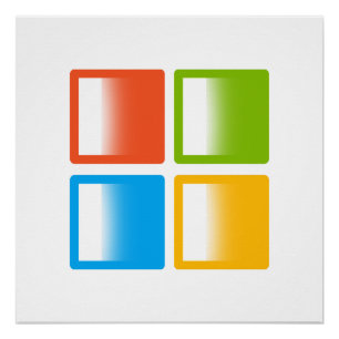 Póster Janela Microsoft Arte