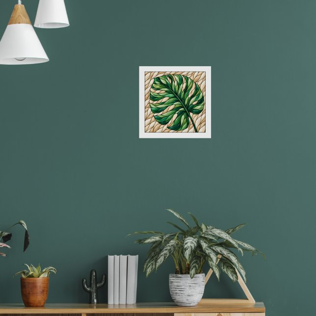 Poster Janela Monstera (Sala de Estar 1)