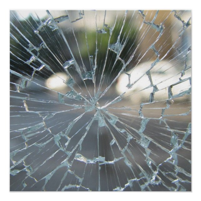 Póster janela quebrada (Frente)
