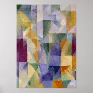 Poster Janelas de pintura de Abstrato Claasay Delaunay