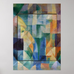 Poster Janelas de pintura de Abstrato Claasay Delaunay