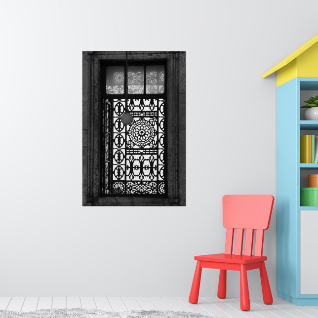 Poster Janelas do mundo: Mesquita do Cairo B&W (Berçário 1)