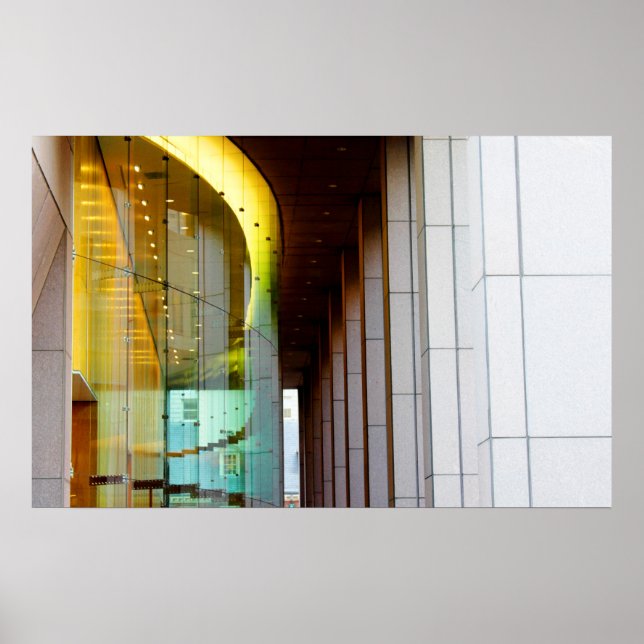 Poster Janelas iluminadas (Frente)