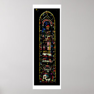 Póster Janelas nortes do transept; aumentou descreve o