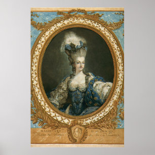 Poster Janinet Retrait de Marie-Antoinette Fine Art