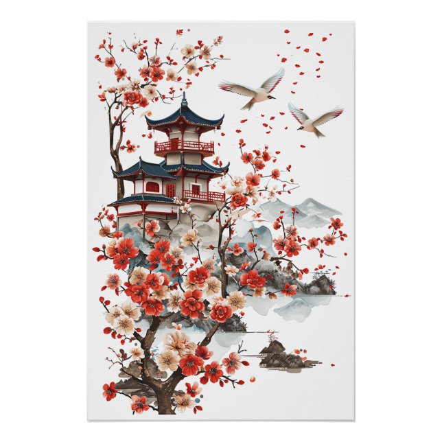 Póster Janoxisi - Frühling in rot (1/4)- Download (Frente)