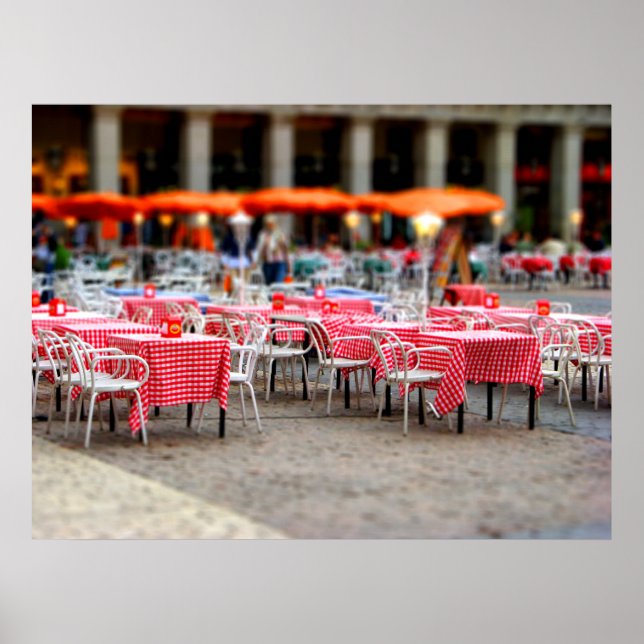 Póster Jantar a céu aberto (Frente)