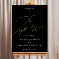 Janto de Ensaio de Caligrafia Dourada Amarela Pret