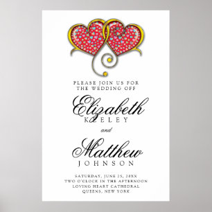 Poster Janto de Ensaio de Casamento Minimalista Elegante 
