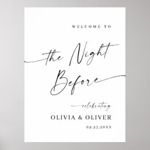 Poster Janto de ensaio mínimo Elegante de boas-vindas