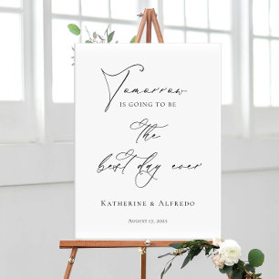 Poster Janto de ensaio moderno antes de ser bem-vindo