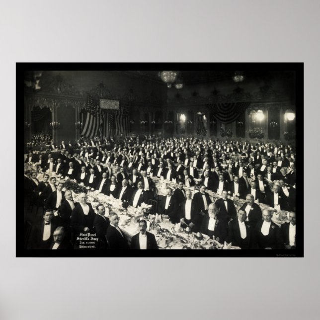 Póster Janto do xerife Jury Delmonico Foto 1906 (Frente)