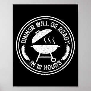 Poster Janto Estará Pronto Em 18 Horas Fumando Carne De C