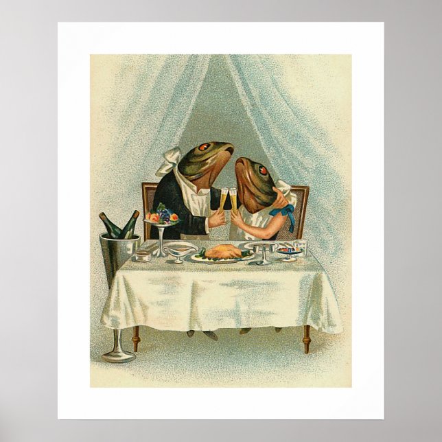 Poster "Janto romântico para Sapos" (Frente)