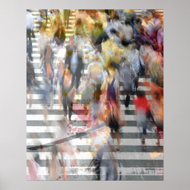 Poster Japan past and present. (Frente)