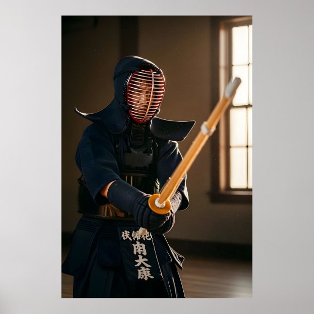 Poster Japanese Kendo (Frente)