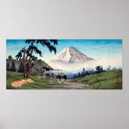 Poster Japanese Mt. Fuji vintage design art ポスター