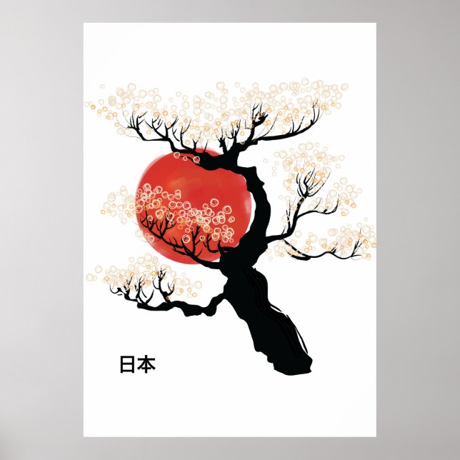 Poster Japão Bonsai (Frente)