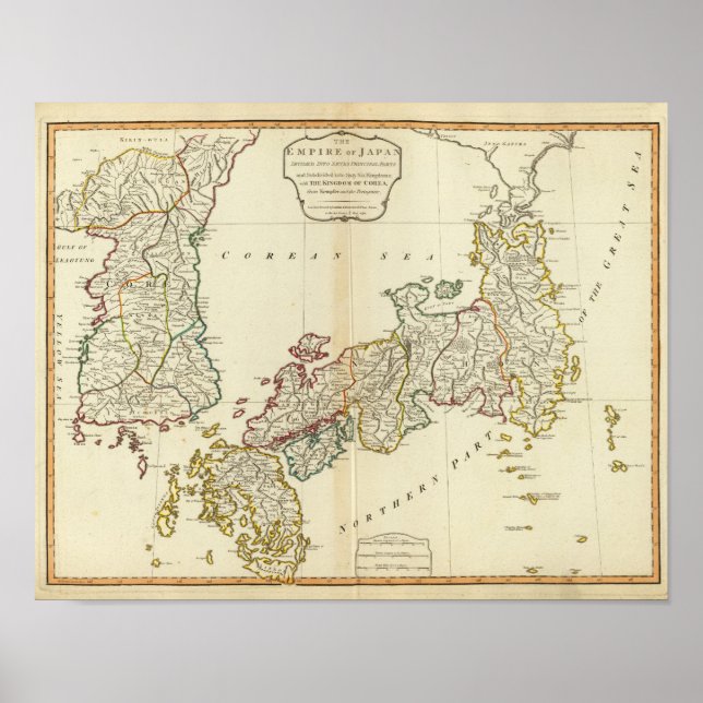 Poster Japão, Coreia (Frente)