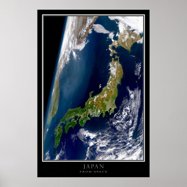 Poster Japão Do Espaço (Frente)