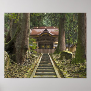 Póster Japão, Fukui, Templo de Eiheiji
