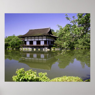 Póster Japão, Kyoto, Jardim Japonês do Santuário Heian