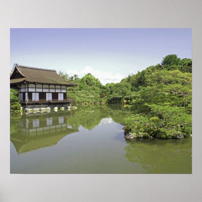 Póster Japão, Kyoto, Jardim Japonês do Santuário Heiano 2 (Frente)