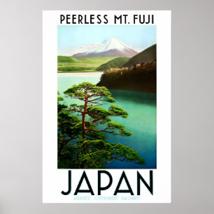 Poster Japão Monte Fuji CARTAZ IMPRESSO A5-A1 Vintage 193