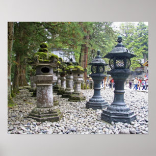 Poster Japão, Nikko. Santuário Toshogu e mausoléu em