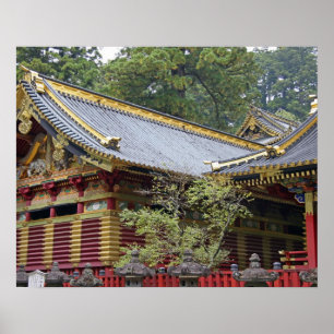 Póster Japão, Nikko. Santuário Toshogu e mausoléu em 2