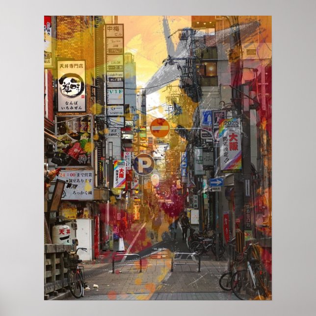 Poster Japão passado e presente. (Frente)